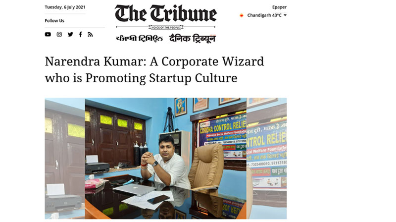 Narendra Kumar: A Corporate Wizard who is Promoting Startup Culture