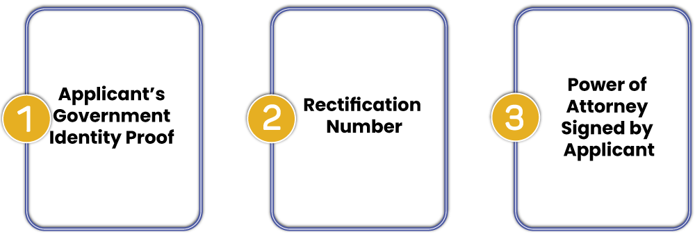 Trademark Rectification Documents required
